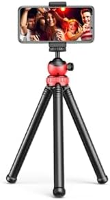 Esnek Monopod Tripod Youtuber Yayıncılar ve Sosya Medya için İdeal 30cm Ahtapot 360 Derece Taşınabilir Ayakları Bükülebilir Selfie Telefon Tutuculu 3 Ayaklı Kampda Tatilde Gezilerde