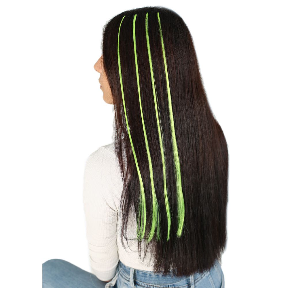 Fiber Sen Boncuk Kaynaklık Renkli / Neon Sarı / 100 Adet