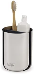 EasyStore - Lüks Paslanmaz Çelik Diş Fırçası Tutucu Caddy Banyo Depolama, Standart Çelik