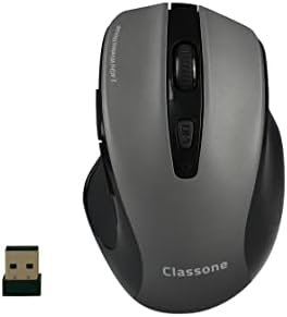 Classone WL600 Serisi Kablosuz Mouse, Siyah/Gri