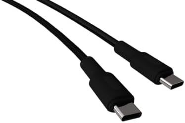 Type C-C Power Delivery Hızlı Şarj Kablosu, Siyah Kablo, Siyah/Siyah Uçlar (150 CM)