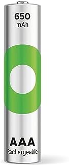 GP Batteries ReCyko 650 AAA İnce Kalem Ni-Mh Şarjlı Pil, 1.2 Volt, 4'lü Kart