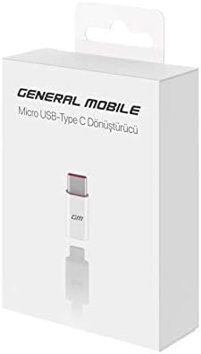 General Mobile M100372 Micro USB - Type C Dönüştürücü (General Mobile Türkiye Garantili)