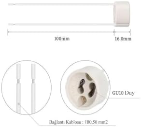 Starter Ayak Seramik Gu10 Duy Beyaz