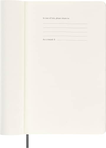 Moleskine Akıllı dizüstü bilgisayar, akıllı yazma sistemi, dijital akıllı not defteri, yumuşak kapaklı, çizgili sayfalar ve pratik lastik kilitli, büyük format 13 x 21, renk: siyah
