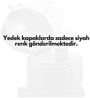 650ml-800ml-1000ml-1500ml Için Siyah Yedek Kapak