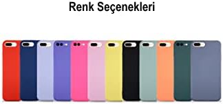 Apple iPhone 7 Plus ile Uyumlu Kapak İçi Kadife Lansman Silikon Kılıf - Siyah