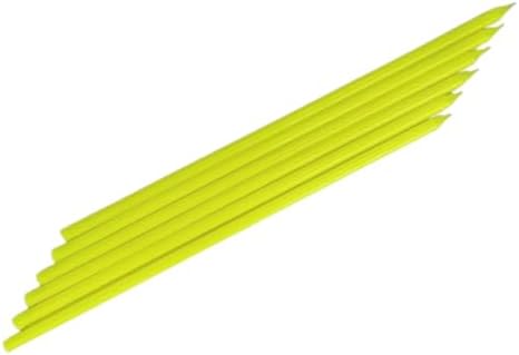Fosforlu Sarı Çubuk Mum 20 cm 6 Adet