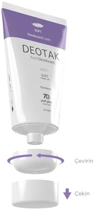 Deotak Soft Hassas Koruma 7 Güne Kadar Etkili Krem Deodorant 35 ml