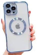 Tia aks iPhone 14 pro uyumlu lens korumalı lazer kılıf mavi