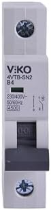 4VTB-1B04 Otomatik Sigorta 4,5kA B Tipi 1 Kutup 04A