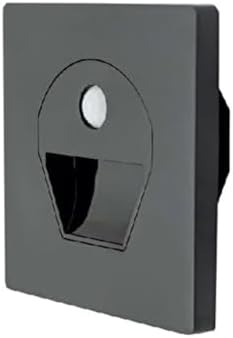 1W Sensörlü Ledli Koridor Arm. Siyah Kasa 3K
