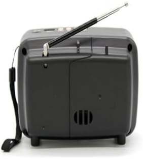 MD-308BT Işıklı Retro Görünümlü Nostaljik Radyo Bluetooth Hoparlör - Kırmızı Renk