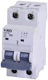 10VTB-2C20 Otomatik Sigorta 10kA C Tipi 2 Kutup 20A