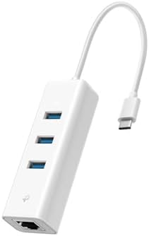 UE330C, USB Type-C den 3 adet Type-A 3.0 Hub ve Gigabit Ethernet Adaptörü