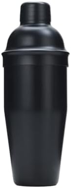 Mat Siyah Çelik 700 ml Shaker Kokteyl Hazırlama Kabı Bardağı cin343sy