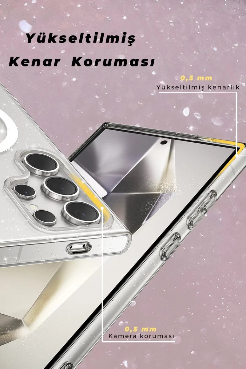 Joko Samsung Galaxy S23 Ultra Kılıf Star Magsafe Kapak - Siyah