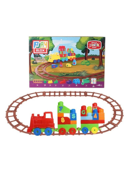 2403 - PLAYBOX 41 PARÇA LEGO TREN SETİ - 1 ADET