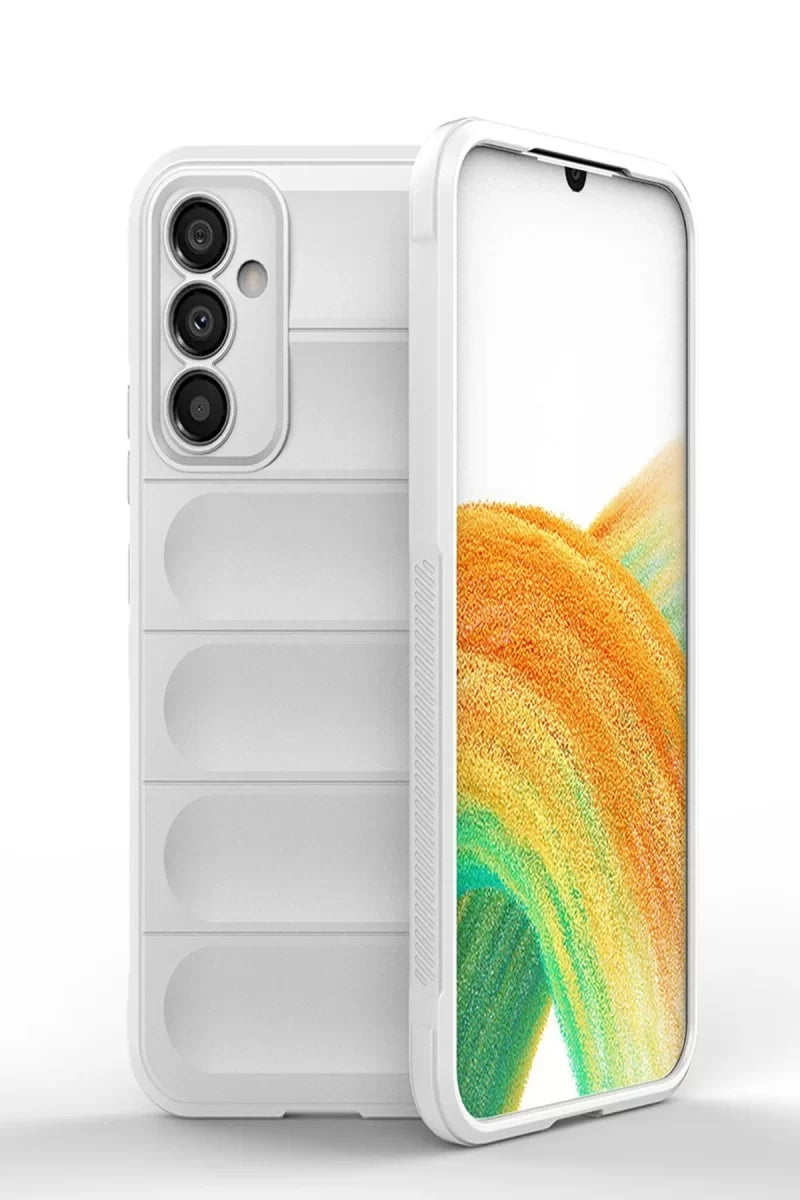Samsung Galaxy A25 5G Kılıf Optimum Silikon - Krem