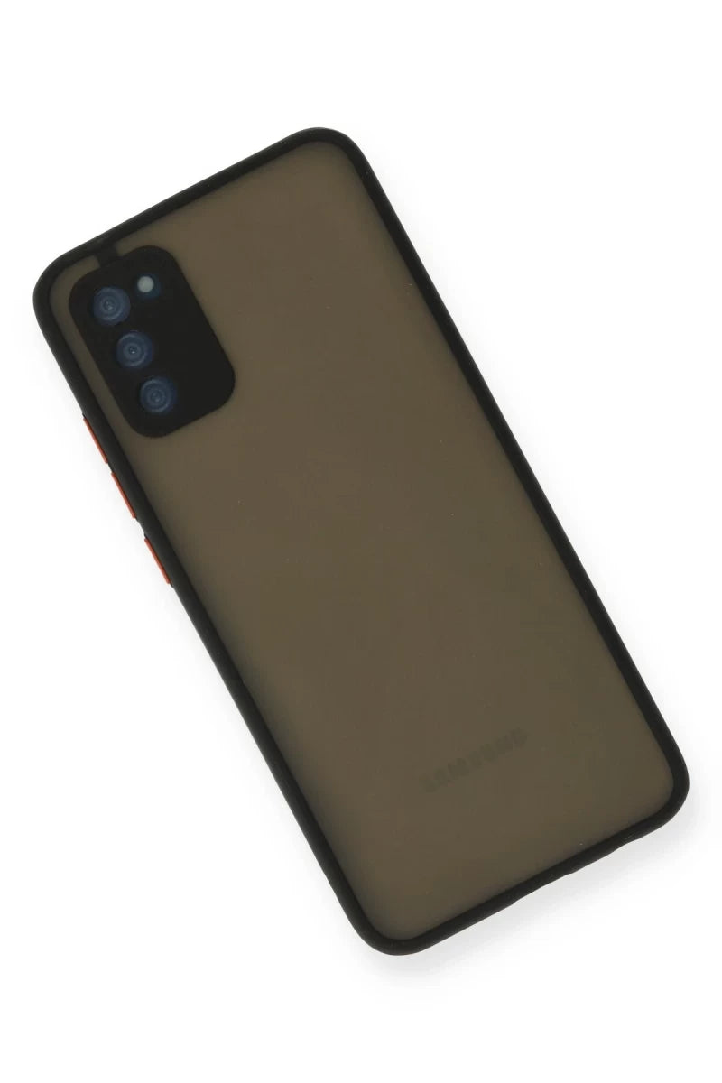 Samsung Galaxy A02S Kılıf Montreal Silikon Kapak - Siyah
