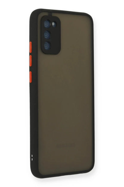 Samsung Galaxy A02S Kılıf Montreal Silikon Kapak - Siyah