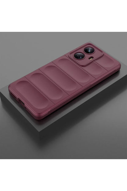 Realme 10 Pro 5G Kılıf Optimum Silikon - Bordo