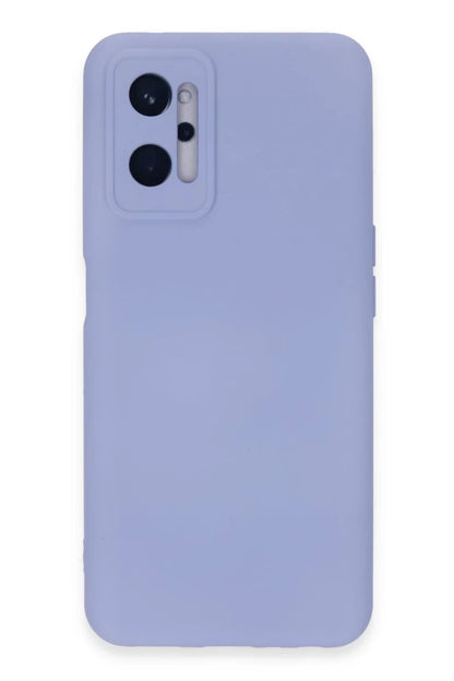 Realme 9i 4G Kılıf Nano içi Kadife Silikon - Lila