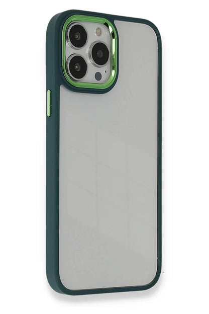 Apple iPhone 14 Pro Max Kılıf Dora Kapak - Haki Yeşil