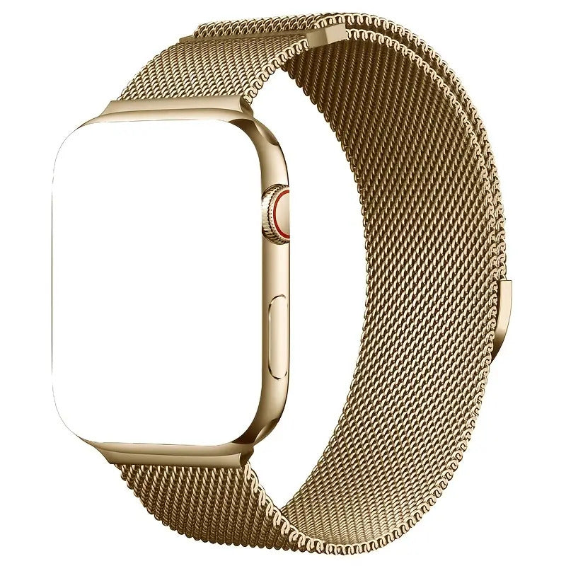 Paslanmaz Çelik Watch 10 Uyumlu Kaliteli Kordon Altın Renk 42-44-45-49mm