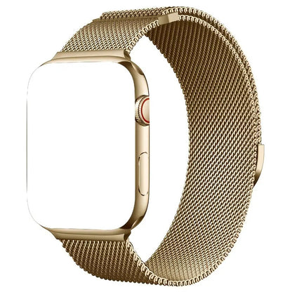 Paslanmaz Çelik Watch 10 Uyumlu Kaliteli Kordon Altın Renk 42-44-45-49mm