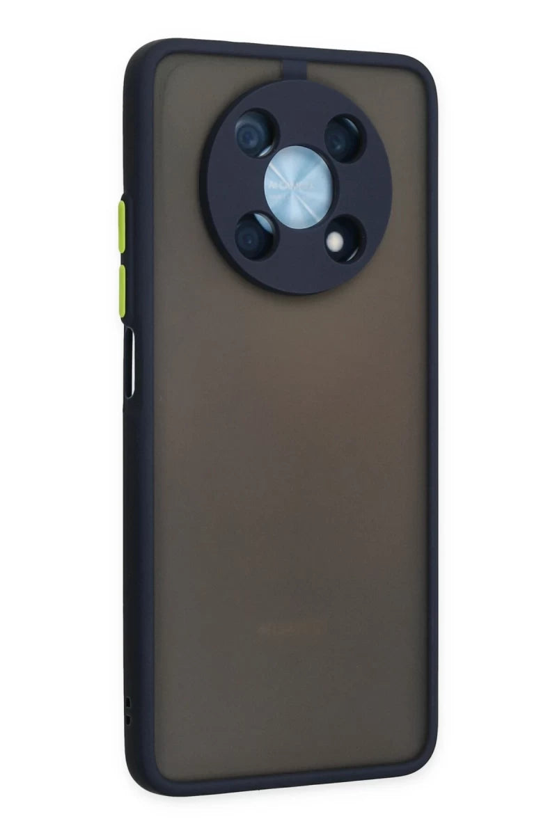 Huawei Nova Y90 Kılıf Montreal Silikon Kapak - Lacivert