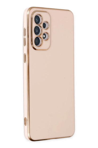 Samsung Galaxy A73 5G Kılıf Volet Silikon - Pembe