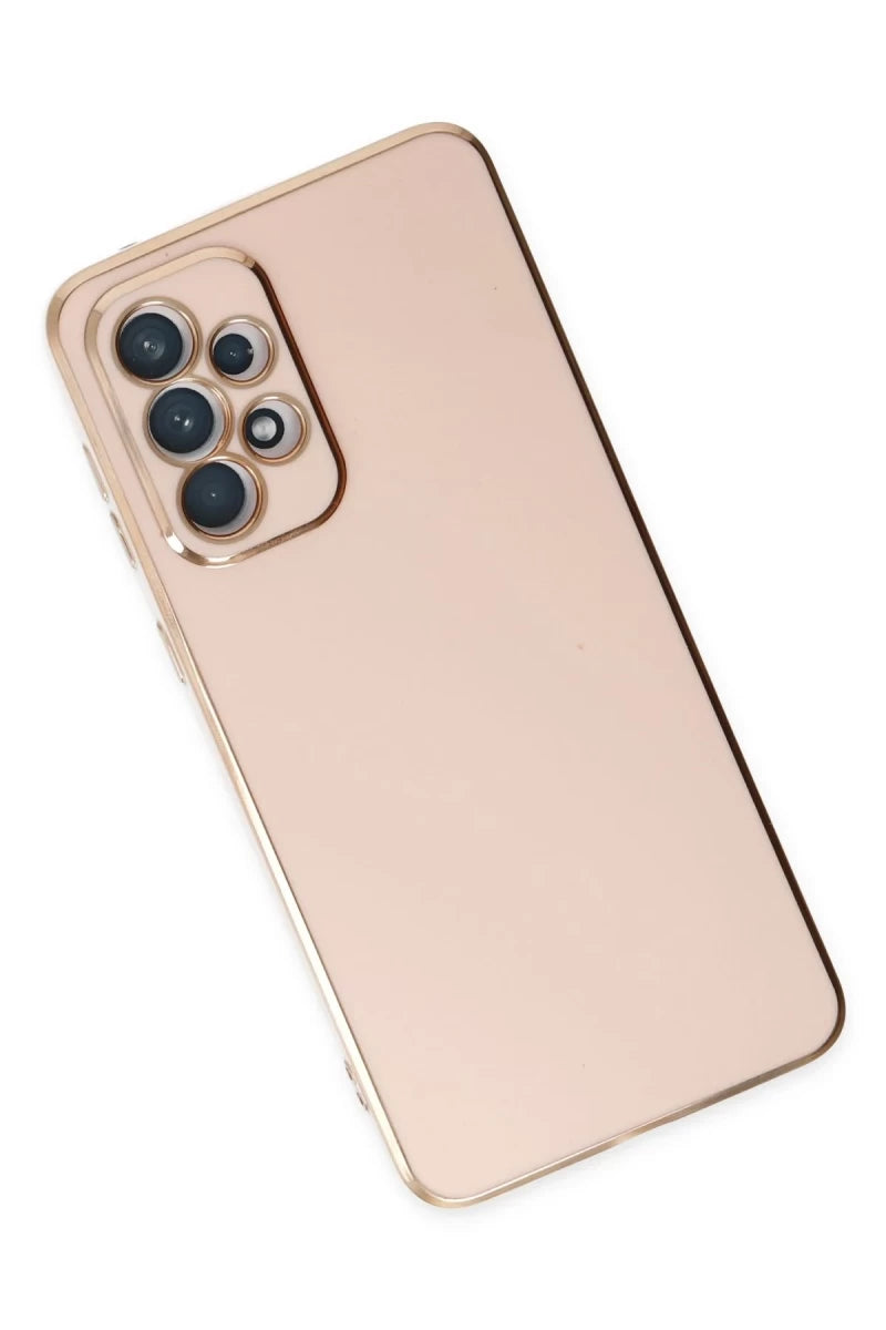 Samsung Galaxy A73 5G Kılıf Volet Silikon - Pembe