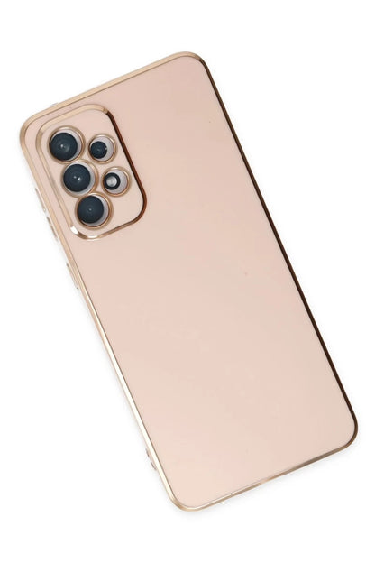 Samsung Galaxy A73 5G Kılıf Volet Silikon - Pembe