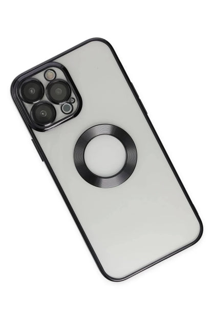 Apple iPhone 14 Pro Kılıf Slot Silikon - Siyah