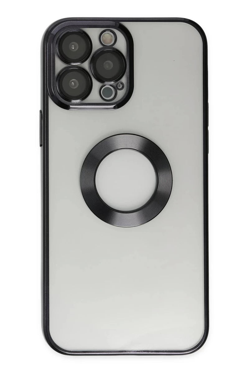 Apple iPhone 14 Pro Kılıf Slot Silikon - Siyah