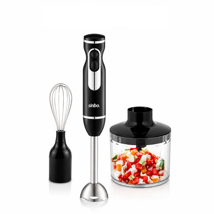2HIZ AYAR - PASLANMAZ ÇELİK BIÇAK EL MULTİ BLENDER SETİ 700ML HAZNELİ SHB-7529 (5643)