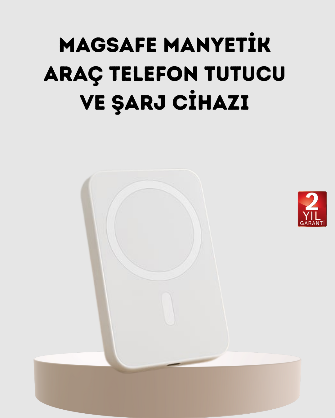 5000mAh Manyetik Powerbank – iPhone Serisi İçin Taşınabilir Kablosuz Şarj Cihazı