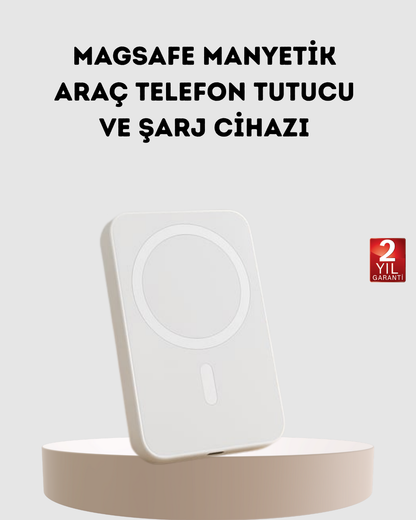 5000mAh Manyetik Powerbank – iPhone Serisi İçin Taşınabilir Kablosuz Şarj Cihazı