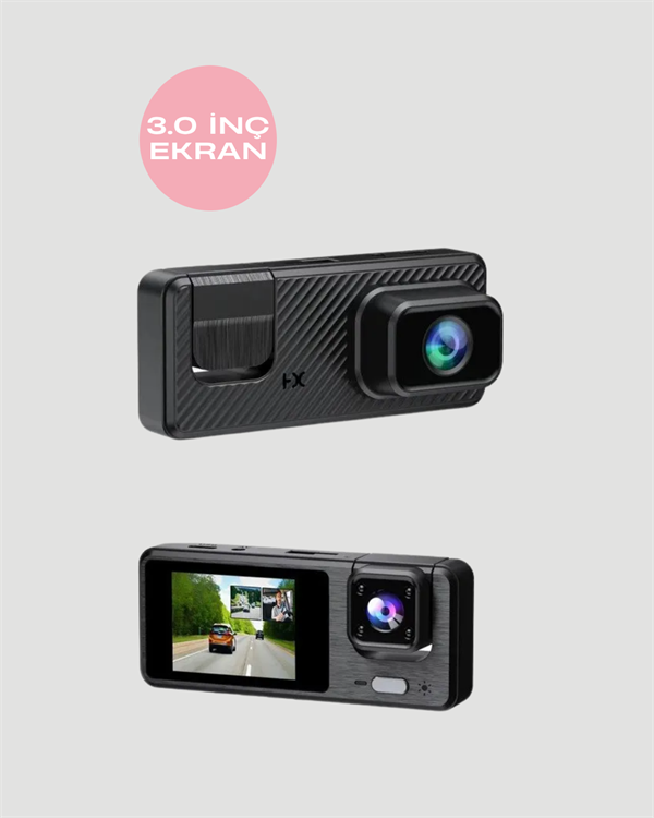 3 Kameralı DVR Araç Kamerası – Tam Güvenlik, Tam Kapsama Yeni Nesil