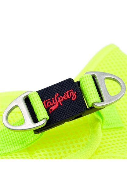 Köpek Göğüs Tasması XSmall 32x36 cm Neon Lime
