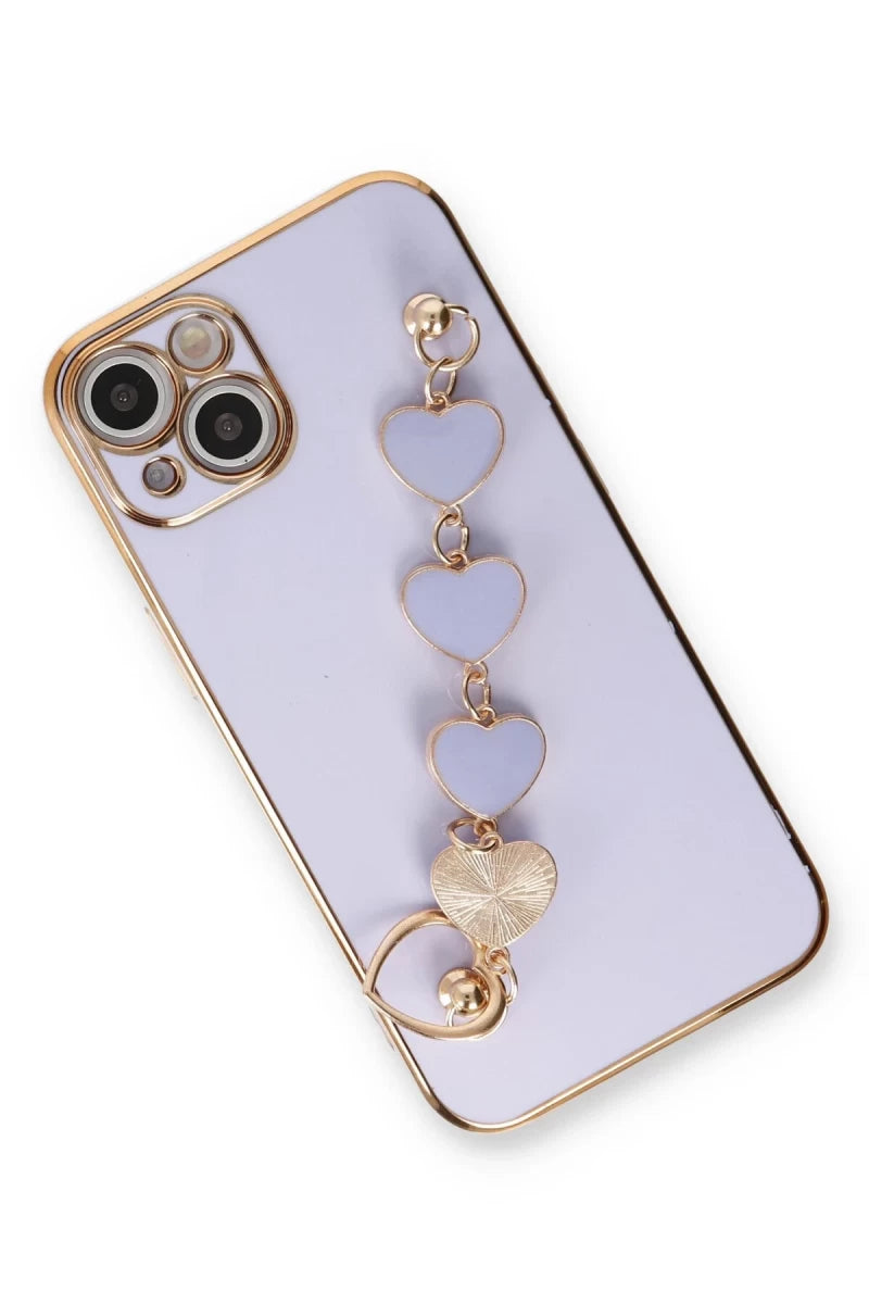 Apple iPhone 14 Kılıf Esila Silikon - Lila