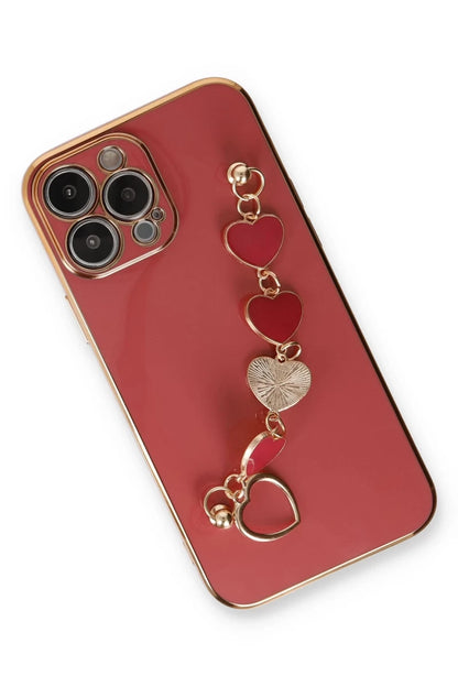 Apple iPhone 14 Pro Kılıf Esila Silikon - Kırmızı