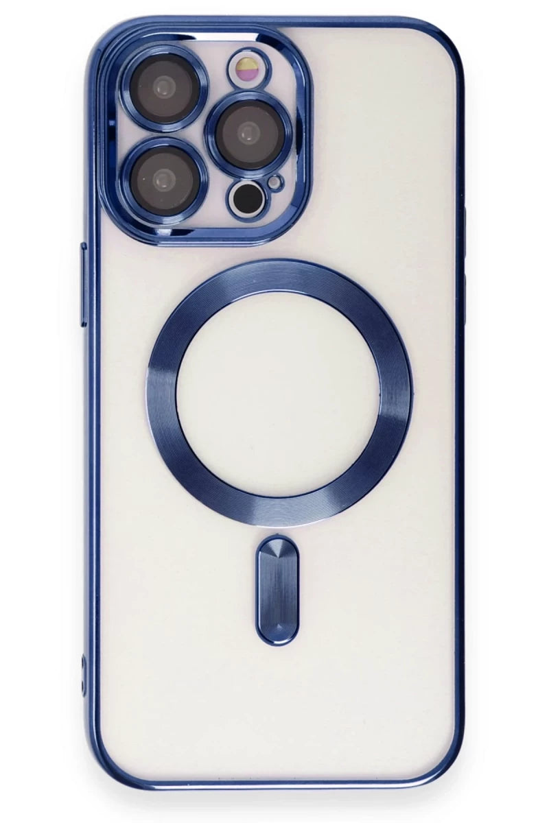 Apple iPhone 15 Pro Max Kılıf Kross Magneticsafe Kapak - Lacivert