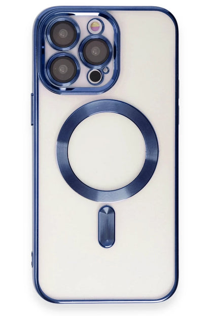Apple iPhone 15 Pro Max Kılıf Kross Magneticsafe Kapak - Lacivert