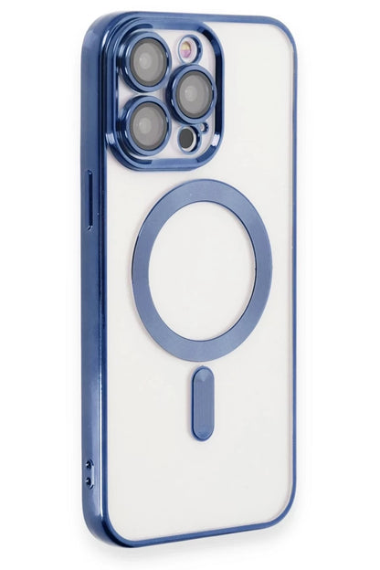 Apple iPhone 15 Pro Max Kılıf Kross Magneticsafe Kapak - Lacivert
