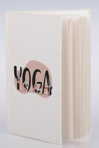 Yoga Eğitmenine Hediye 100 Yaprak (200 Sayfa) Çizgisiz Kanvas Defter - Not Defteri