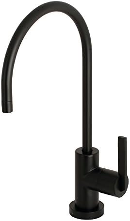 Brass KS8190CTL Kontinental Su Filtrasyon Bataryası, 13,7 cm Ağız Erişiminde, Mat Siyah