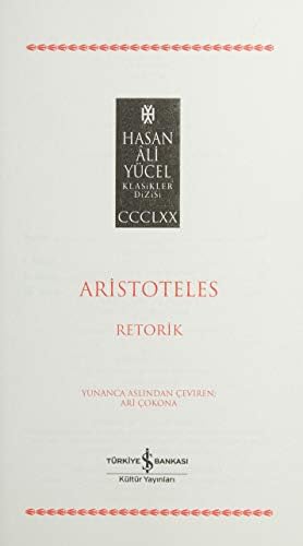 Retorik: Hasan Ali Yücel Klasikler Dizisi