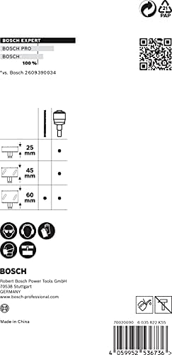 2x EXPERT Power Change Plus Delik Açma Testeresi Sistem Adaptörleri ve Delme Uçları (, Ø 7,15 mm, Şaft, biçimi Altıgen mm, Aksesuar Darbeli Matkap/Vidalama)